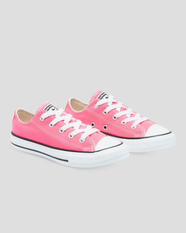 Converse Chuck Taylor All Star Seasonal Colour Lyserød Sko Danmark - Converse Lave Sneakers Børn - 7